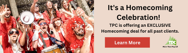 TPC Homecoming offer for past clients